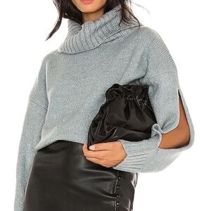 NWT Kendall & Kylie Mossy Sweater Grey